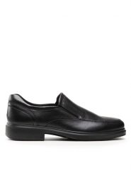 ECCO Półbuty Helsinki 2 50015401001 Czarny. Czarne eleganckie półbuty ecco, bez wzorów, ze skóry, bez obcasa, bez zapięcia. Za 729.99 zł.