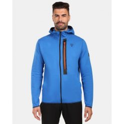 Bawełniana bluza z kapturem dla aktywnych Kilpi OKAMPOS-M. Niebieskie bluzy z kapturem Kilpi, m, bez wzorów, z bawełny, z kapturem. Za 267.13 zł.