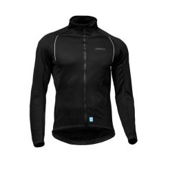 Kurtka rowerowa Shimano Performance Jacket. Brązowe kurtki Shimano, na zimę, xl, bez wzorów, bez kaptura. W wyprzedaży za 199.99 zł.