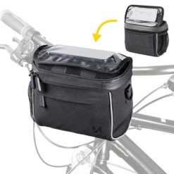 Wozinsky torba rowerowa na kierownicę torba rowerowa na ramię czarna (WBHBB-01). Czarne torby na ramię Wozinsky, bez wzorów, na ramię, bez dodatków. Za 59.00 zł.
