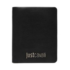 Portfel Just Cavalli. Czarne portfele Just Cavalli, bez wzorów. Za 239.99 zł.