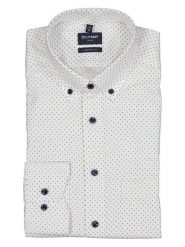 OLYMP Koszula "Luxor" - Modern fit - w kolorze białym rozmiar: 39. Białe koszule Olymp, bez wzorów, z bawełny, bez kołnierzyka, bez ramiączek. Za 123.95 zł.
