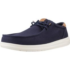 Buty HEY DUDE PAUL CANVAS Niebieski. Niebieskie buty trekkingowe PRO BRANDS, bez wzorów, z tkaniny, bez zapięcia. Za 314.99 zł.