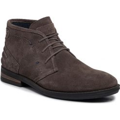 Trzewiki WRANGLER - Blake Desert Suede WM92081A Anthracite 096. Szare botki sznurowane Wrangler, bez wzorów, z materiału, bez obcasa, bez zapięcia. Za 369.00 zł.