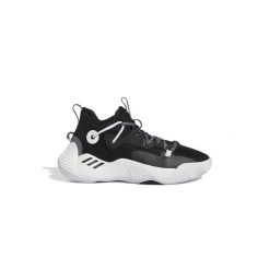 Buty sportowe do koszykówki Adidas HARDEN STEPBACK 3. Białe buty do biegania Adidas, bez wzorów, bez zapięcia, do koszykówki. W wyprzedaży za 299.60 zł.