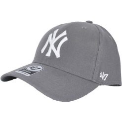 Czapka z daszkiem dla dorosłych New York Yankees MVP Cap. Szare czapki z daszkiem 47 Brand, bez wzorów, z wełny. Za 189.00 zł.