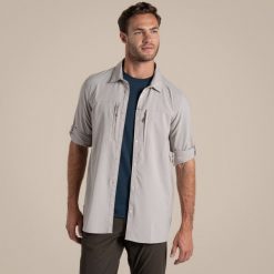 Koszula z długim rękawem Craghoppers Nosilife Pro Langarm Hemd V. Białe koszule Craghoppers, m, bez wzorów, bez kołnierzyka, bez ramiączek. Za 407.99 zł.