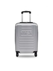 Semi Line Walizka kabinowa T5799-1 Srebrny. Szare walizki Semi-line, bez wzorów, z tworzywa sztucznego. Za 199.99 zł.