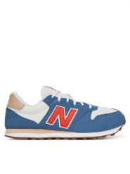 New Balance Sneakersy GM500TPN Niebieski. Niebieskie buty sportowe casual New Balance, bez wzorów, ze skóry, bez zapięcia. Za 249.99 zł.