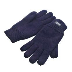 Rękawiczki Unisex Dla Dorosłych Z Podszewką Thinsulate. Czarne rękawiczki RESULT WINTER ESSENTIALS, bez wzorów, z dzianiny. Za 43.99 zł.