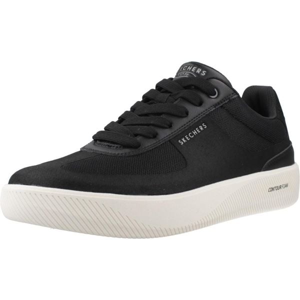 Buty SKECHERS ARCH FIT COURT BREAK COMODO Czarny. Czarne buty turystyczne Skechers, bez wzorów, z syntetyku, bez zapięcia, na fitness i siłownię. Za 285.99 zł.