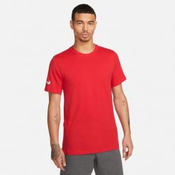 T-shirt sportowy z krótkim rękawem męski Nike Park 20 M Tee. Czarne t-shirty sportowe Nike, bez wzorów, z bawełny, bez ramiączek, na fitness i siłownię. Za 89.99 zł.