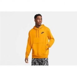 Bluza sportowa męska Nike Giannis freak. Żółte bluzy z kapturem Nike, l, bez wzorów, z kapturem. Za 496.00 zł.