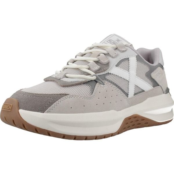 Buty MUNICH NEXA 18 Szary. Szare buty trekkingowe munich, bez wzorów, ze skóry, bez zapięcia, trekkingowe. Za 449.99 zł.