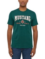 Męski T-Shirt Mustang Style Alex C Print June Bug 1014462 6485. T-shirty Mustang, m, bez wzorów, bez kołnierzyka, bez ramiączek. Za 69.99 zł.