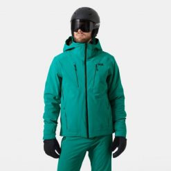 Kurtka narciarska Helly Hansen Alpha 4.0. Zielone kurtki narciarskie i snowboardowe Helly Hansen, m, bez wzorów, narciarskie. W wyprzedaży za 1,676.50 zł.