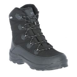 Buty Śniegowce Męskie Zotos Wodoodporne. Czarne śniegowce Trespass, z gumy, bez zapięcia. Za 397.99 zł.