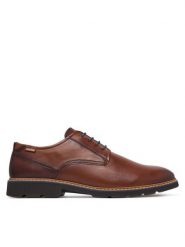 Pikolinos Półbuty Alarcon M7D-4289 Brązowy ciemny. Brązowe eleganckie półbuty Pikolinos, bez wzorów, ze skóry, bez obcasa, bez zapięcia. Za 629.99 zł.