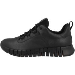Buty do chodzenia męskie Ecco 52522401001. Czarne buty sportowe casual ecco, bez wzorów, z gumy, bez zapięcia. Za 818.00 zł.