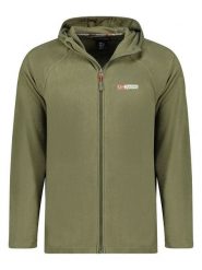 Geographical Norway Kurtka polarowa "Tugood" w kolorze khaki rozmiar: XXL. Brązowe kurtki Geographical Norway, xxl, bez wzorów, z materiału, bez kaptura. Za 83.42 zł.