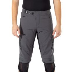 Spodenki rowerowe LEATT Shorts MTB Gravity 4.0. Szare spodenki rowerowe LEATT, xl, bez wzorów, rowerowe. W wyprzedaży za 584.10 zł.