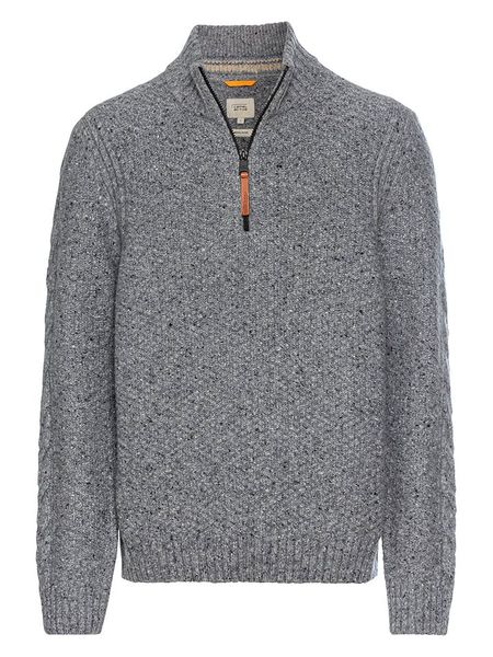 Camel Active Sweter w kolorze szarym rozmiar: 5XL. Szare swetry nierozpinane Camel Active, xl, bez wzorów, bez kołnierzyka, bez ramiączek. Za 236.05 zł.