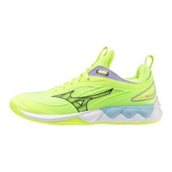 Buty halowe Mizuno Wave Luminous 3. Czarne buty do biegania Mizuno, bez wzorów, bez zapięcia, do biegania, mizuno wave. W wyprzedaży za 510.70 zł.