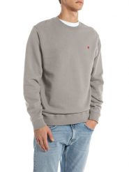 Replay Bluza w kolorze szarym rozmiar: S. Szare bluzy Replay, s, bez wzorów, z bawełny, bez kaptura. Za 236.95 zł.