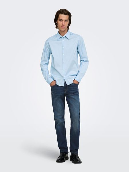 ONLY & SONS Dżinsy "Onsweft" - Regular fit - w kolorze granatowym rozmiar: W33/L32. Niebieskie jeansy Only & Sons, l. Za 154.95 zł.
