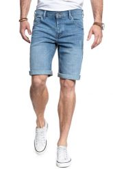 SPODENKI MUSTANG 5-Pocket-Short 1007720 5000 415. Niebieskie szorty Mustang, m, bez wzorów, z jeansu. W wyprzedaży za 69.99 zł.