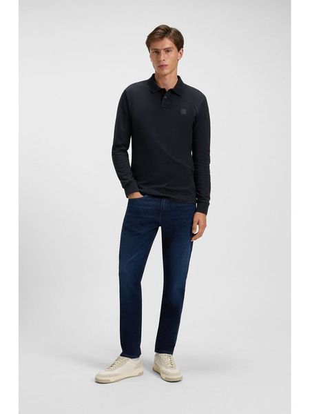 Hugo Boss Fashion Koszulka polo w kolorze granatowym rozmiar: XL. Niebieskie koszulki polo Hugo Boss Fashion, xl, bez wzorów, z bawełny, bez kołnierzyka, bez ramiączek. Za 279.45 zł.