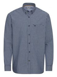 Camel Active Koszula - Regular fit - w kolorze granatowo-błękitnym rozmiar: XXL. Niebieskie koszule Camel Active, xxl, bez wzorów, z bawełny, bez kołnierzyka, bez ramiączek. Za 107.45 zł.