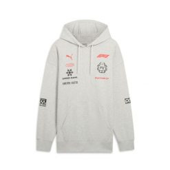 Bluza z kapturem Puma F1 Racing. Szare bluzy Puma, bez wzorów, z kapturem. W wyprzedaży za 321.90 zł.