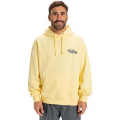 Bluza z kapturem dla Mężczyzn APOG HERITAGE Żółty. Żółte bluzy z kapturem Quiksilver, m, bez wzorów, z bawełny, z kapturem. Za 339.99 zł.