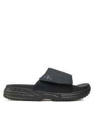 Calvin Klein Jeans Klapki Chunky Comf Slide YM0YM01017 Czarny. Czarne klapki Calvin Klein Jeans, z jeansu. Za 419.99 zł.