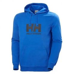 Bluza sportowa męska Helly Hansen 33977543. Niebieskie bluzy z kapturem Helly Hansen, m, bez wzorów, z materiału, z kapturem. Za 525.00 zł.