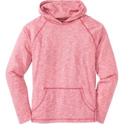 Shirt z długim rękawem i kapturem "Regular Fit" bonprix ciemnoczerwony melanż. Bluzki z długim rękawem marki ASICS. Za 54.99 zł.