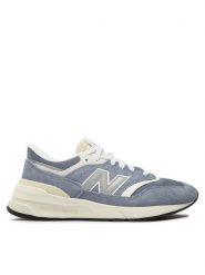 New Balance Sneakersy U997RCD Niebieski. Niebieskie buty sportowe casual New Balance, bez wzorów, z materiału, bez zapięcia. Za 449.99 zł.