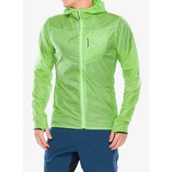 Kurtka przeciwwiatrowa męska Inov-8 Windshell. Zielone kurtki Inov-8, m, bez wzorów, bez kaptura. Za 349.99 zł.
