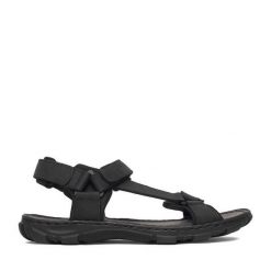 Sandały Lasocki. Czarne sandały Lasocki, bez zapięcia. Za 159.99 zł.