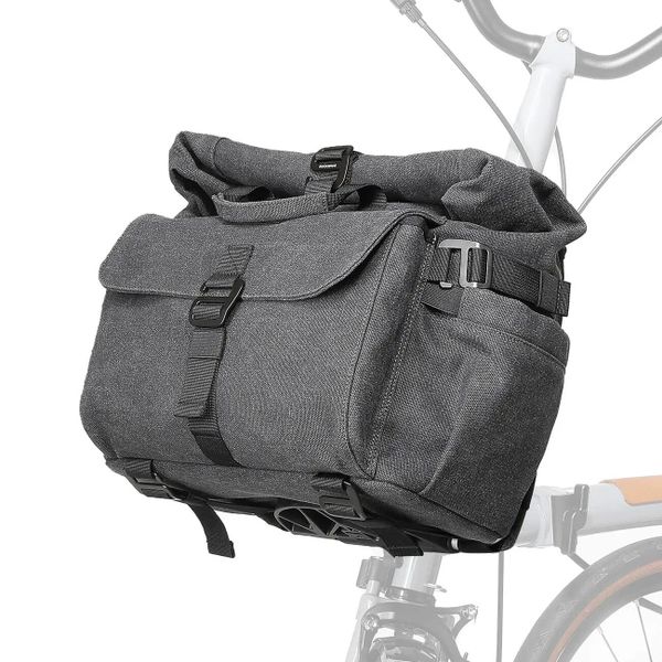 Plecak sakwa torba na kierownicę 15l. Szare torby na laptopa ROCKBROS. Za 229.99 zł.