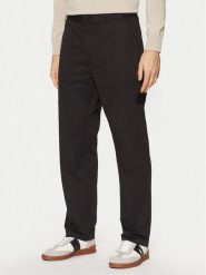 Stone Island Spodnie materiałowe 8115337F6 Czarny Regular Fit. Czarne spodnie materiałowe Stone Island, m, bez wzorów, z bawełny. Za 1,469.00 zł.