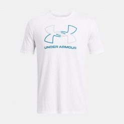 T-Shirt Koszulka Męska Under Armour Sportowa. Białe t-shirty sportowe Under Armour, bez wzorów, bez ramiączek, do biegania. Za 129.99 zł.