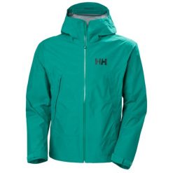 Kurtka turystyczna Helly Hansen Verglas Infinity 2.0. Zielone kurtki Helly Hansen, l, bez wzorów, bez kaptura. W wyprzedaży za 1,355.50 zł.