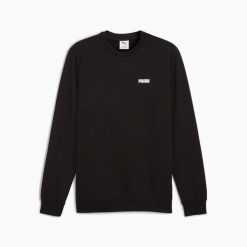 Bluza sportowa Puma Ess Small Logo Tr. Czarne bluzy bez kaptura Puma, l, bez wzorów, bez kaptura. Za 112.99 zł.