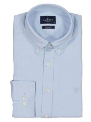 Hackett London Koszula - Tailored fit - w kolorze błękitnym rozmiar: XL. Niebieskie koszule Hackett London, xl, bez wzorów, bez kołnierzyka, bez ramiączek. Za 202.03 zł.