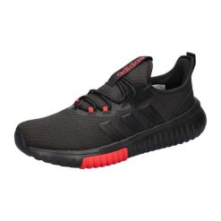 Buty do biegania adidas Kaptir 4.0. Czarne buty turystyczne Adidas, bez wzorów, z materiału, bez zapięcia, do biegania. Za 381.50 zł.