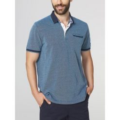 Koszulka polo męska TBS Thuanpol. Niebieskie koszulki polo Tbs, m, bez wzorów, bez kołnierzyka, bez ramiączek, żeglarskie. W wyprzedaży za 224.75 zł.