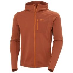 Polar z kapturem Helly Hansen Versalite. Brązowe odzież kompresyjna Helly Hansen, m, bez wzorów, z elastanu, narciarskie. Za 428.00 zł.