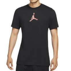 Koszulka sportowa męska Nike Air Jordan Dri-fit Air Graphic. Czarne t-shirty sportowe Nike, bez wzorów, bez ramiączek, na fitness i siłownię. Za 225.00 zł.